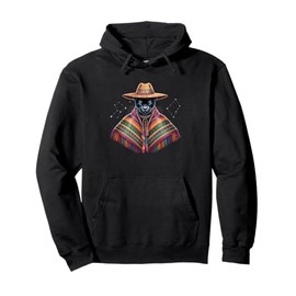 Black Panther El Squatcho Poncho Western Black Panther Party Pullover Hoodie