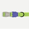 Zee.Dog Collar Reflectante Perro Verde Lima Talla L Seguridad Nocturna