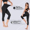 FULLSOFT 4 Pack Leggings with Pockets for Women,Soft High Waisted