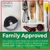 Mindful Design Pizza Cutter Wheel with Protective Blade Cover, Easy