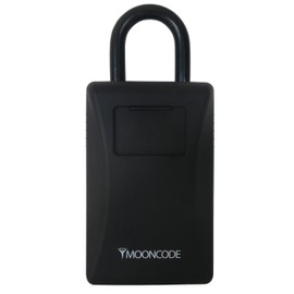 Frostfire Mooncode - 100% Weatherproof Large Portable Key Storage Security Lock with Shackle. Reinforced Security with 2 Year Guarantee. Black