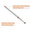 sourcing map 6pcs Diamond Grinding Bit 1/1.5/1.8/2/2.3/2.5mm Ball Head 2.35mm