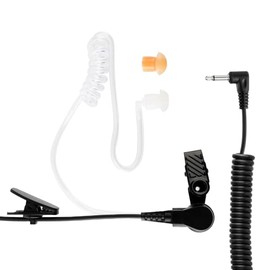 LIFE IS SIMPLE Security Surveillance Headset with 3.5 mm Plug for Radios, Speaker Microphones and Similar Devices