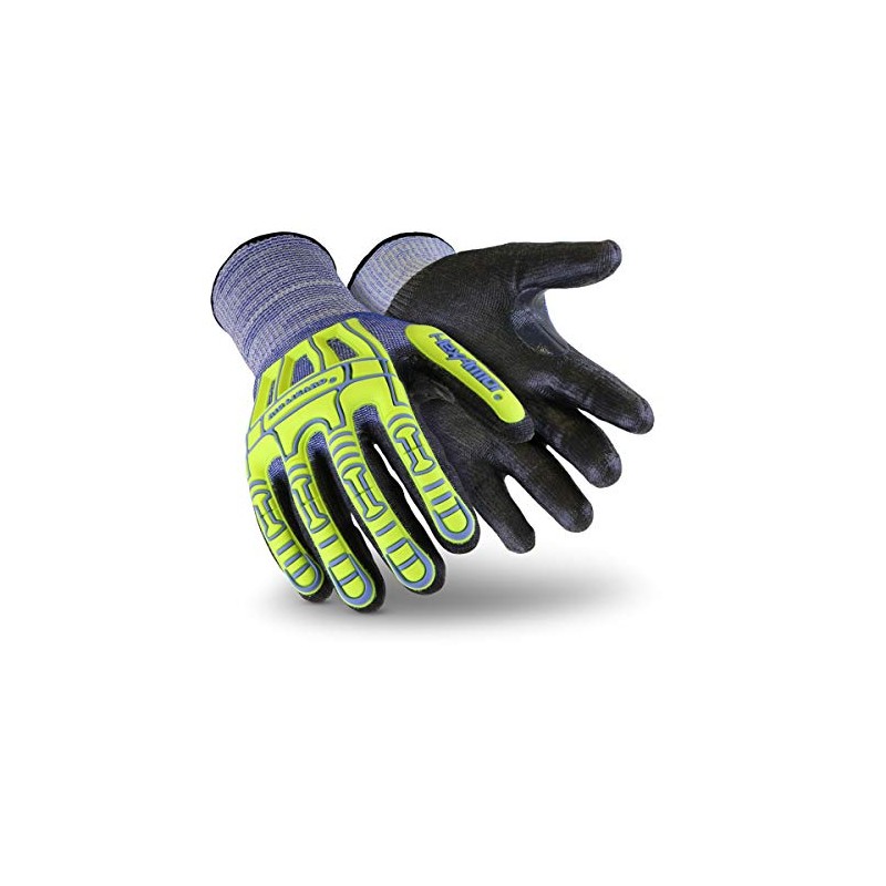 HexArmor Cut-Resistant Impact Protection PU Palm Work Gloves | Rig