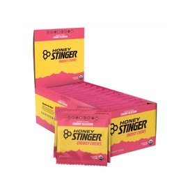 Honey Stinger Energy Chews Gomitas Energéticas Orgánicas 50gr Caja con 12 piezas - Sabor Cereza