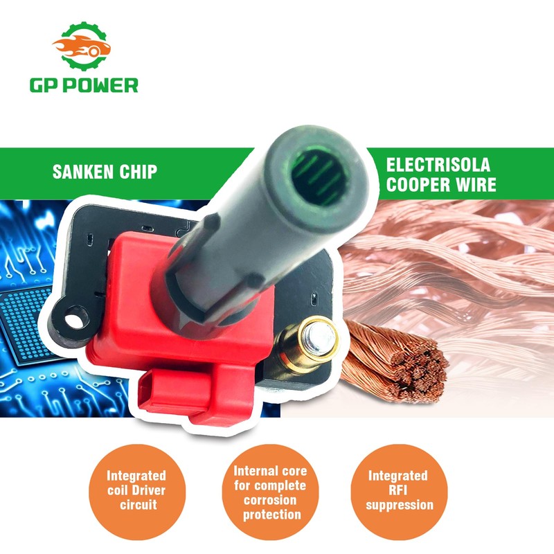 GP POWER Ignition Coils Pack of 4 Compatible with Subaru