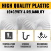 VIVIDA Double Sink Drain Kit, 1-1/2" Flexible Sink P Trap,