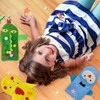 Itopstar 8 Pcs Felt Hand Puppet Making Kit for Kids