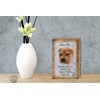Wooden Sign Saying 12 x 18 cm Shar Pei Dog
