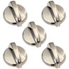 WELURE WB03T10284 191D5100 5Pcs Oven Knobs Replacement Fit for GE