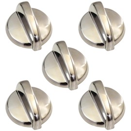 WELURE WB03T10284 191D5100 5Pcs Oven Knobs Replacement Fit for GE Range Stove JB680SP4SS JB680SP5SS JB680ST1SS JB680ST2SS JB680ST3SS JB680ST4SS JB700SN1SS JB700SN2SS JB700SN3SS JB700SN4SS JB700SN5SS