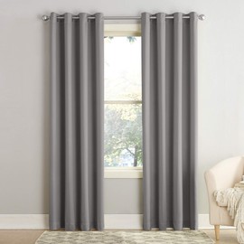 Sun Zero Barrow Energy Efficient Grommet Curtain Single Panel