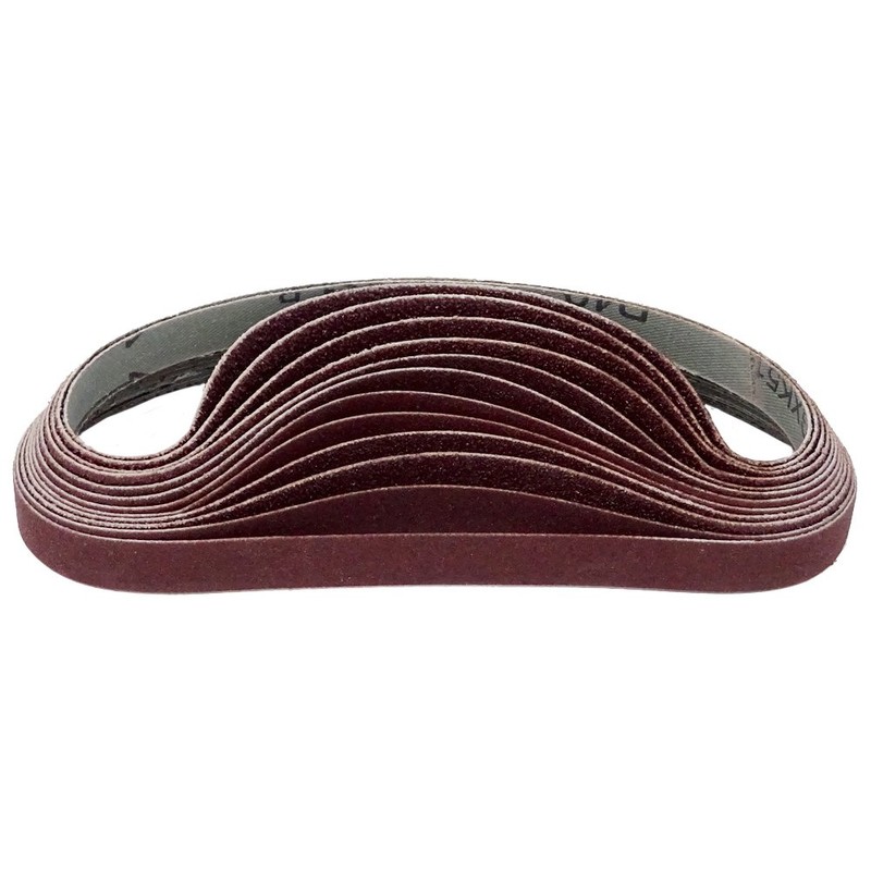 SBS Pack of 48 Sanding Belts 13 x 451 mm