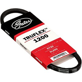 Gates 1200 Truflex FHP Low Horse-Power V-Belt, Black