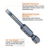 HARFINGTON SL4 Magnetic Slotted Screwdriver Bits 4mm S2 Steel Flat