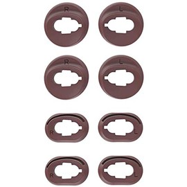 ALXCD Ear Adapter Eartips Replacement for Galaxy Buds Live Headphones, S/L 4 Pairs Silicone Ear Adapter Tips, Fit for Galaxy Buds Live SM-R180 Headphones[Bronze/SL]