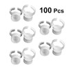 HEALIFTY 100pcs Medium Disposable Pigment Ink Eyebrow Tattoo Tattoo (White)