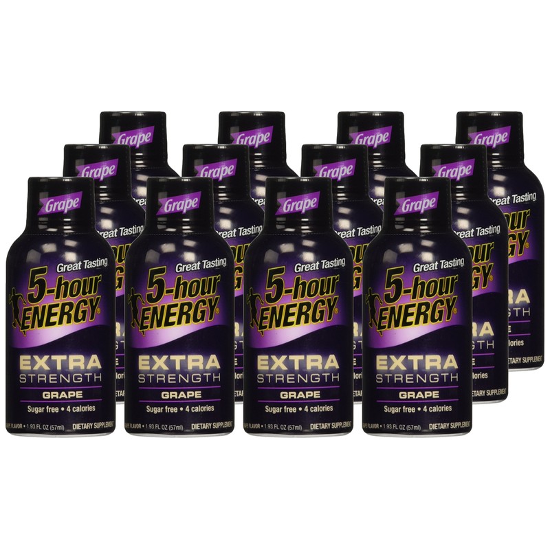 2oz Grape 5HR Energy Extra Strength Grape