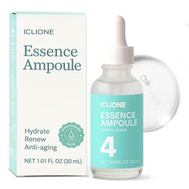 ICLIONE SKIN CLINIC Step 4 | Beauty Serum, For Night, Moisturizing, Sensitive Skin, Dry Skin, Korean Cosmetics, Skin Clinic, Ampoule, Seaweed Ingredient, Moist Type, 1.1 fl oz (30 ml)