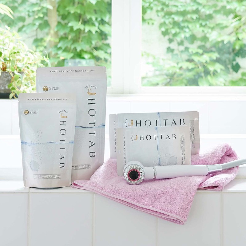 Hot Tub HOT TAB Premium Shower Bicarbonate Chlorine Neutralizing Shower