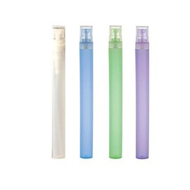 12 ml Frosted Sprayer Bottle for Essential Oil & Fragrance Oil - Clear, Purple, Green or Blue - By Oakland Gardens (ALL 4 Colors x 1 Set)