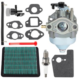 SIMPERAC GCV200 Carburetor for Honda HRX217 K6 Lawn Mower 16100-Z9M-811 Carburetor for Honda GCV200LA G5B GCV200LA G5BR GCV200LA S3C GCV200LA S3L Engine with GCV 200 Air Filter Fuel Filter Tune up Kit