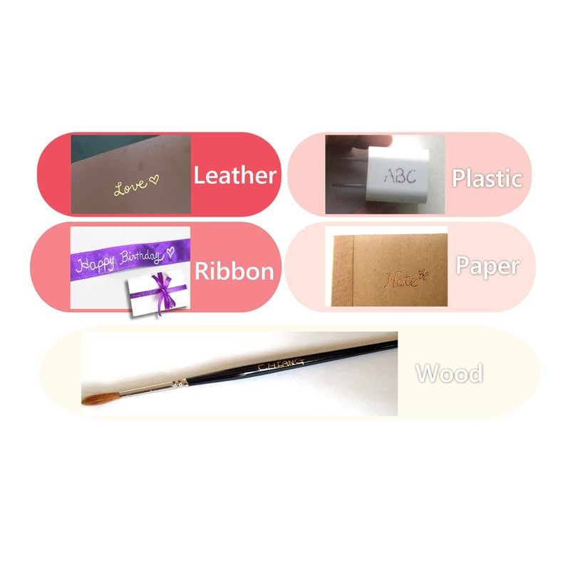 KINGTOOL Hot Foil Embossing Stamping Pen with 6 Rolls Hot