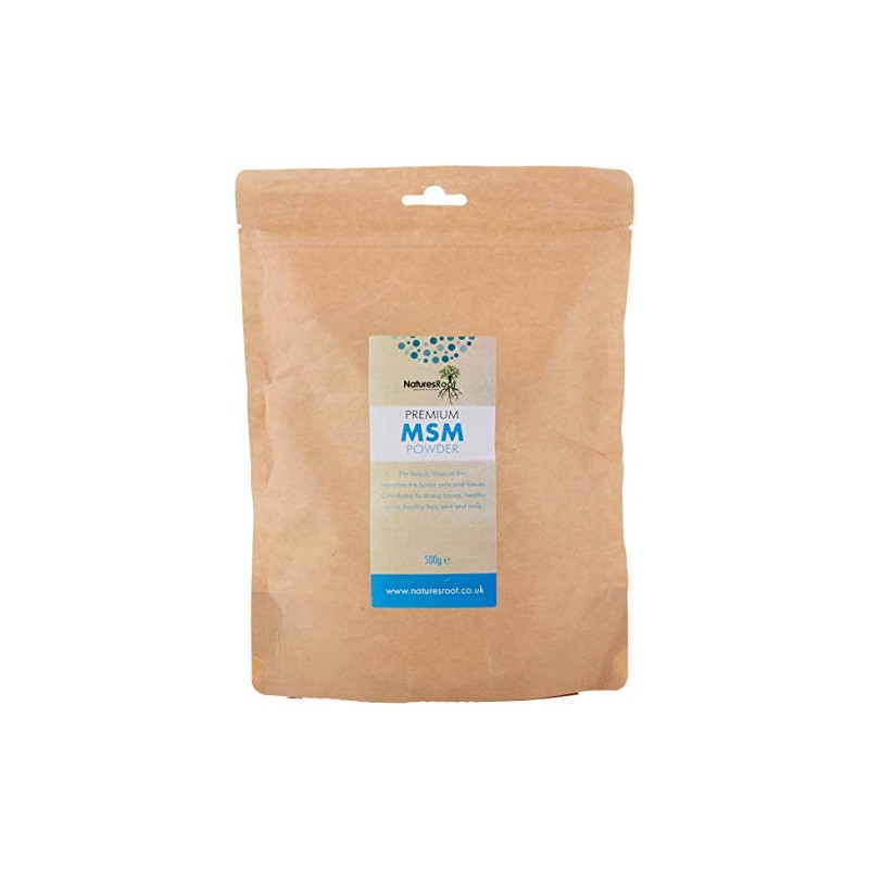 MSM Crystal Powder 500g - Pure | Vegan | Methylsulfonylmethane