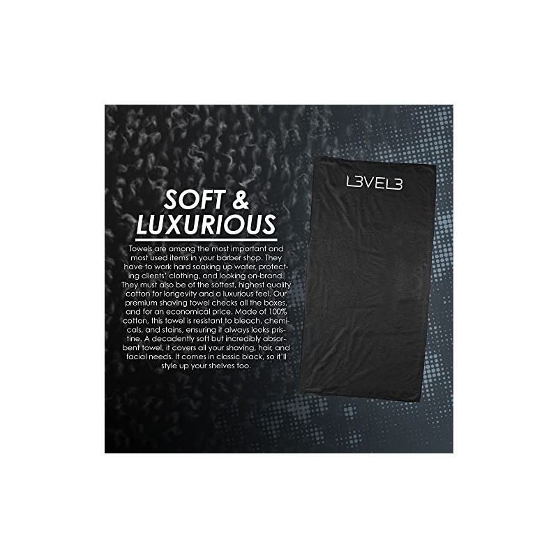 Level 3 Premium Shaving Towel - Soft, Light and Absorbent
