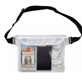 Waterbomb Transparent Waterproof Hip Pack & Crossbody Bag for Water Activities (PVC) Crossbody Bag 3ea