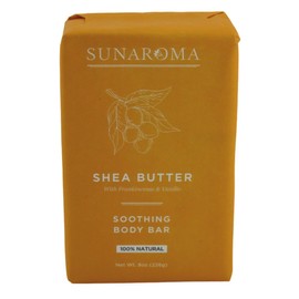 SUNAROMA Soap Bar Shea Butter 8 Oz