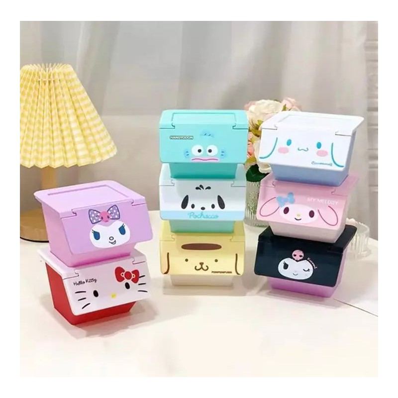 Sanrio Blue tie My Melody Desktop storage chest