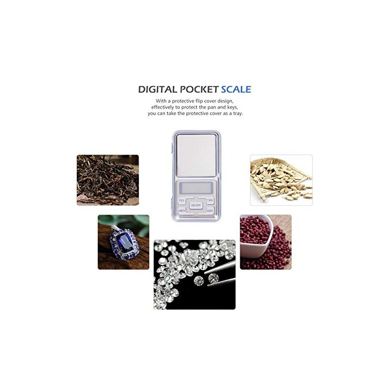 Pocket Digital Scale, BE Tool Mini Weighting LCD Display 0.1-500g