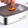 Stainless Steel Food Storage Containers, Home Freezer Snack Pack Containers,