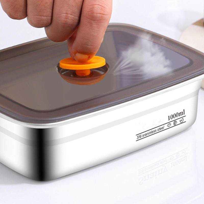 Stainless Steel Food Storage Containers, Home Freezer Snack Pack Containers,