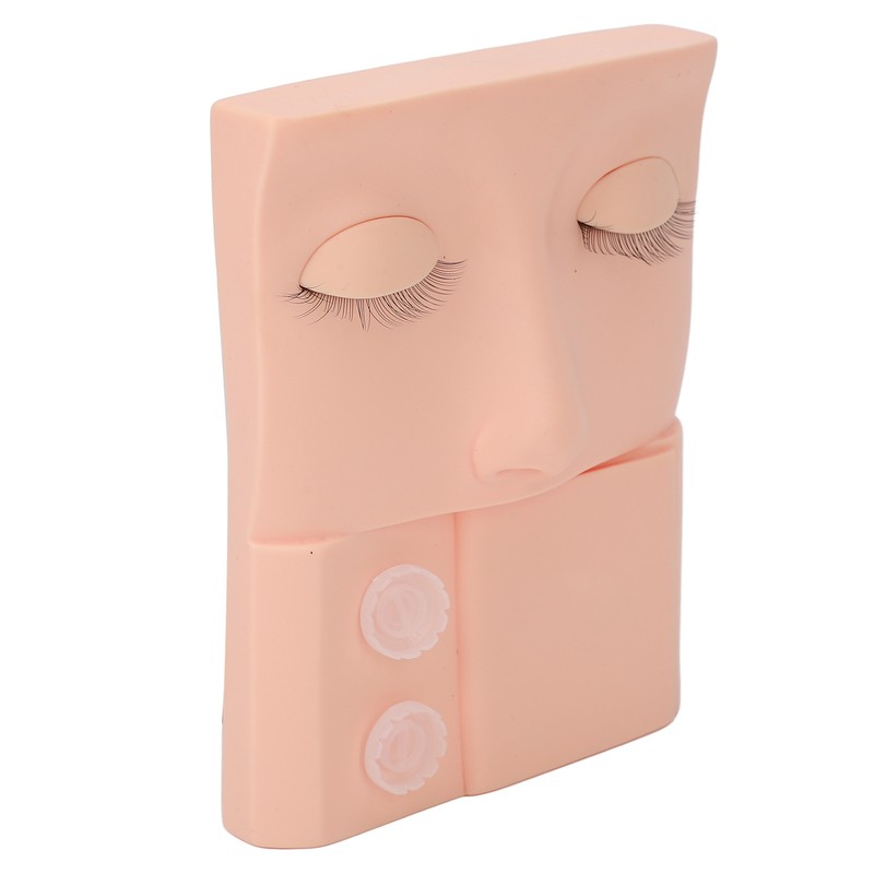 Lash Mannequin Head Replaceable Eyelid Eyelash Extension Practice Makeup Training