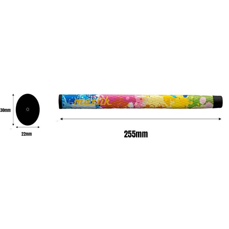 Musik Paint Design Putter Grip Standard Rainbow