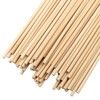 VQRTKS Wood Dowel Rods, Wooden Dowels 50 Pcs Craft Sticks