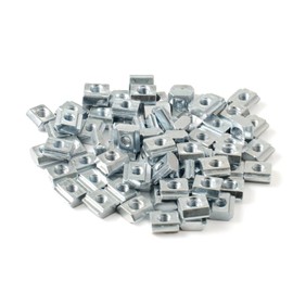 Eowpower 100 Pieces 20 Series Assembly T Slot Nuts for 2020 Aluminum Extrusion (M3)