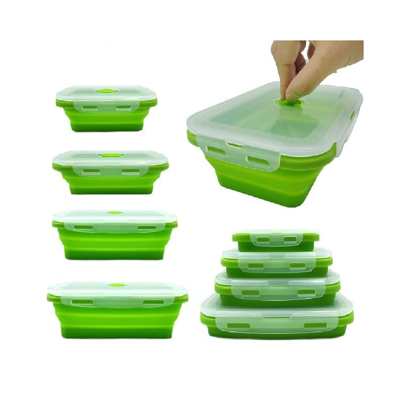 Skyzhura Collapsible Food Storage Containers (green)
