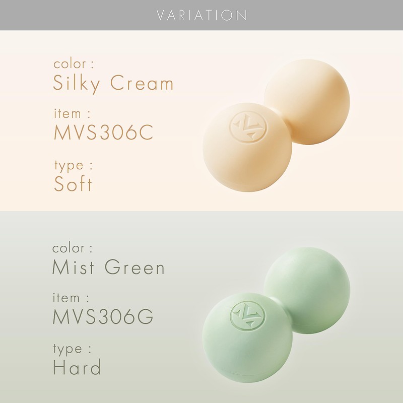 MIVIOS Relax Ball Hard Type Lightweight Compact Relax Loosen Stretch