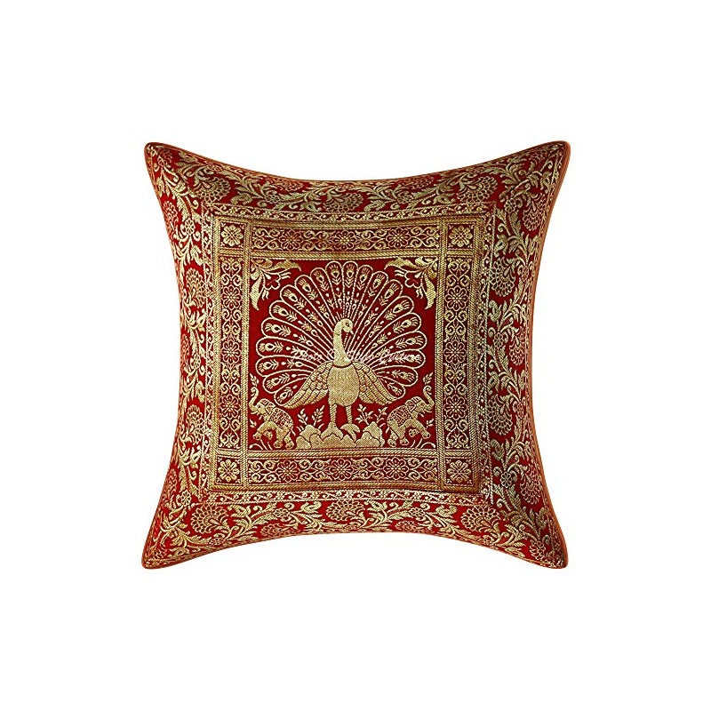 Stylo Culture Ethnic Brocade Couch Lounge Scatter Cushion Covers 16x16