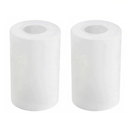 Frosted Glass Lamp Shade, 2 pack, Pendant Light Shade Cylinder Glass Shade Replacement Glass Lamp Shade with 1-5/8-inch Fitter, Diameter 3.5”, Height 5.5"