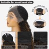 Curly Brown Highlight Wig 13x4 Synthetic Lace Front Wig 24