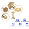 WUTA 40 Piece Copper Rivets Set, Pure Copper Rustproof Leather