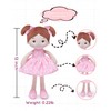 LeyaDoll Soft Baby Doll-12inch-Best Gift for Your Little One-FloraBelle(Pink)