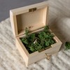 Creative Deco Small Wooden Lockable Jewellery Box | 10.6 x