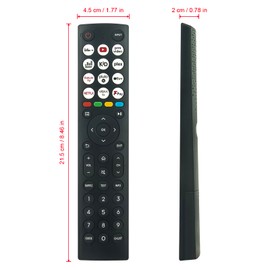ROLLGAN EN2N36H T325573 Replacement Remote Control Applicable for Hisense Smart Vidaa UHD LED TV 40A4KTUK 32A4KTUK HT312758 65U7HQTUK 55U7HQTUK 65A9H 55A85HTUK HT264041 65U8Q. FTUK 65U8HQTUK 32E4KTUK