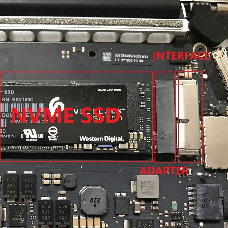 ieron SSD to M.2 NVMe PCIe Adapter Converter Hard Drive