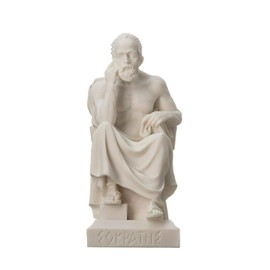 Socrates Ancient Greek Philosopher Sculpture Statue 470-399 v. 17 cm
